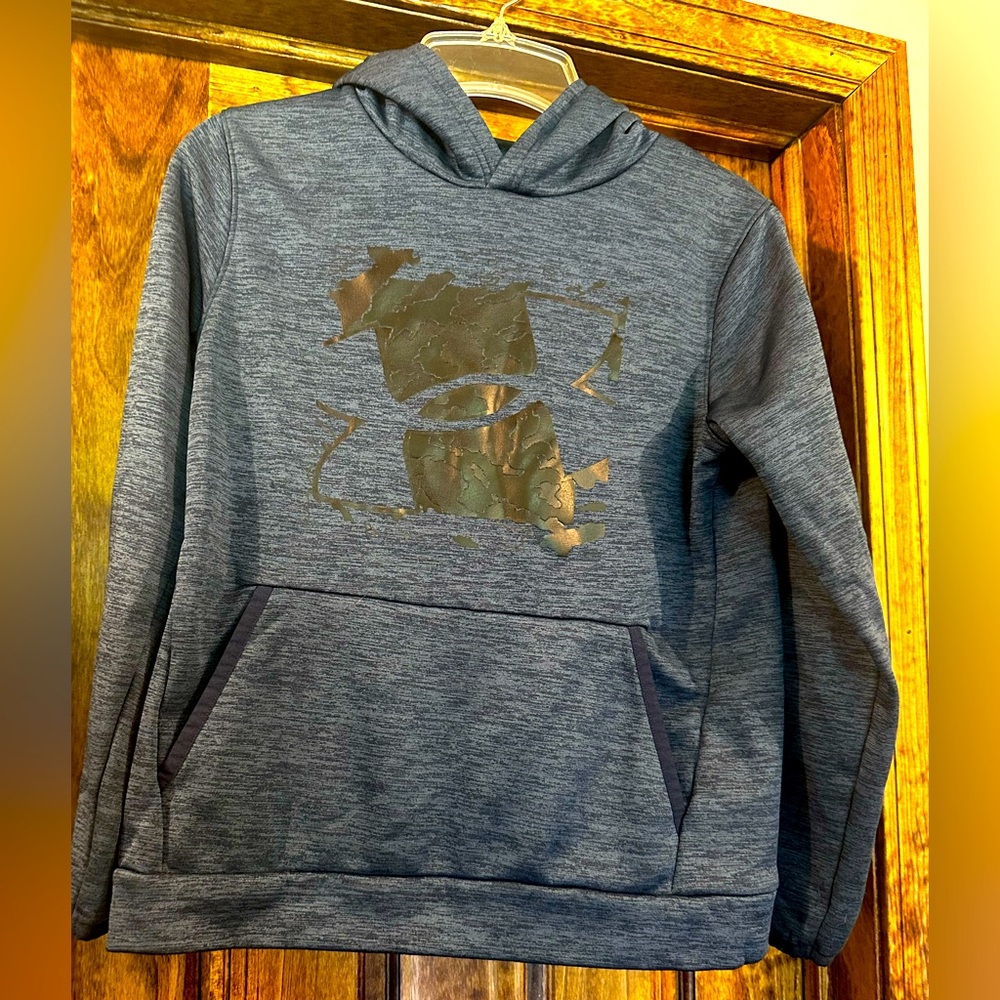 Under Armour Boys Blue Hoodie Sweater